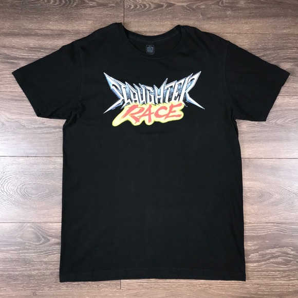 Disney Ralph Breaks The Internet Slaughter Race Men’s Black Movie Shirt Size L - Picture 1 of 5